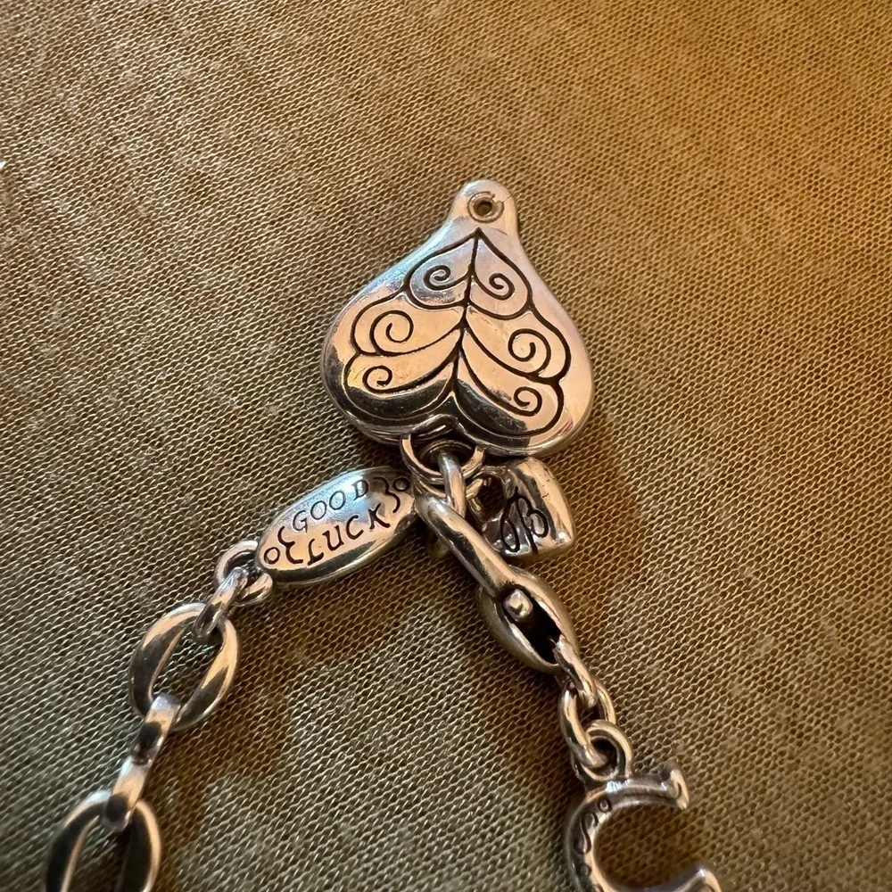 BRIGHTON Lucky Clover Bracelet Ladybug Horse Shoe Shooting Star Good Luck New - Picture 17 of 17